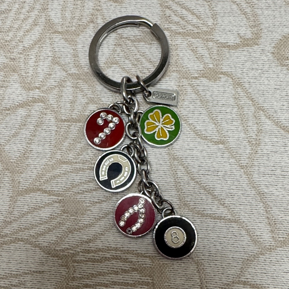 Coach Good Luck Charm Keychain